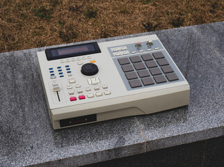 electronic musical instrument, drum machine for creating hip-hop instrumentals, rap music
