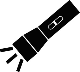 Vector illustration of a flashlight icon