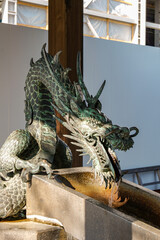 japanese dragon statue