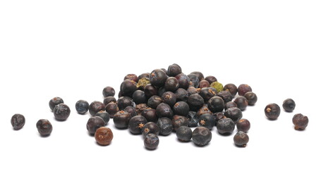  Dried juniper berry isolated on white background