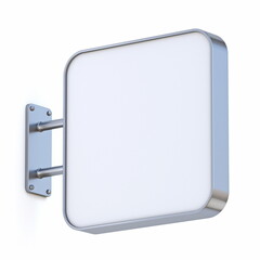Square signboard 3D