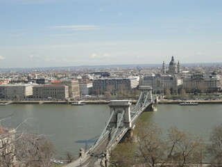 Fototapeta na wymiar ponte, fluvial, cidade, arquitectura, panorama, perspectiva