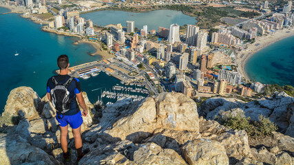 Mirando desde el Peñón de Ifach