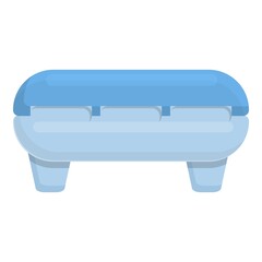 Capsule press form machine icon. Cartoon of Capsule press form machine vector icon for web design isolated on white background