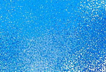 Obraz premium Light BLUE vector background with bubbles.