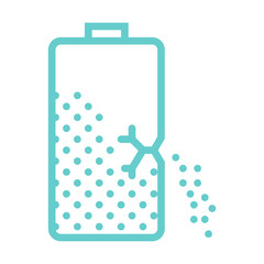 Battery icon illustration design