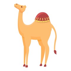 Dune camel icon. Cartoon of Dune camel vector icon for web design isolated on white background