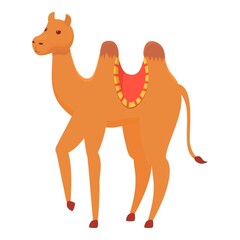 Nature camel icon. Cartoon of Nature camel vector icon for web design isolated on white background