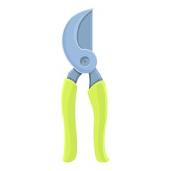 Garden secateurs icon. Cartoon of Garden secateurs vector icon for web design isolated on white background