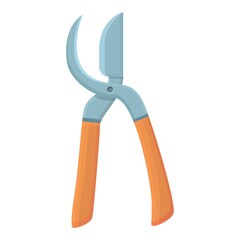 Tree secateurs icon. Cartoon of Tree secateurs vector icon for web design isolated on white background