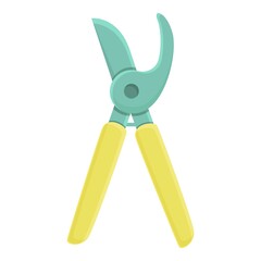 Greenery secateurs icon. Cartoon of Greenery secateurs vector icon for web design isolated on white background