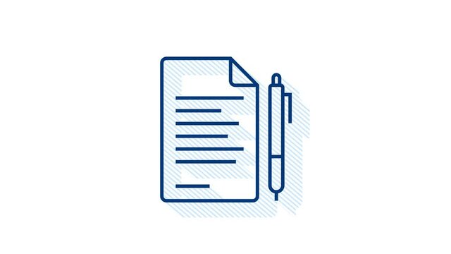 Office icon. Web icon set. Office, great design for any purposes. Motion graphics.