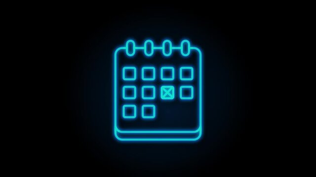 Office icon. Web icon set. Office, great design for any purposes. Motion graphics.