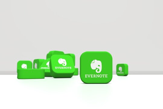 evernote, social network background design