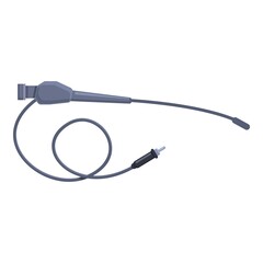 Clinic endoscope icon. Cartoon of Clinic endoscope vector icon for web design isolated on white background
