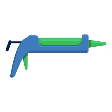 recommend clip art: Builder silicone caulk gun icon. Cartoon of Builder silicone caulk gun vector icon for web design isolated on white background