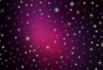 Dark Pink vector backdrop in holiday style.