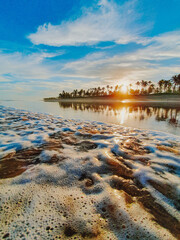 Sunset at Suba&uacute;ma beach