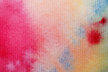 An abstract watercolor background on texture paper