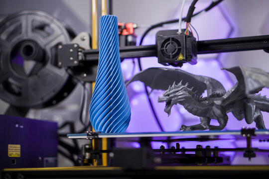 3d print dragon and vase on fdm printer