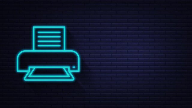 Office icon. Web icon set. Office, great design for any purposes. Motion graphics.