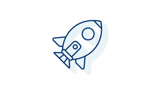 Office icon. Web icon set. Office, great design for any purposes. Motion graphics.