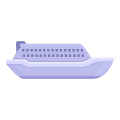 Cruise ship icon. Cartoon of Cruise ship vector icon for web design isolated on white background