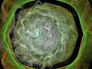 Obraz premium Imaginatory fractal background generated Image