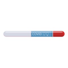 New covid test icon. Cartoon of New covid test vector icon for web design isolated on white background