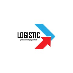 Logistic company vector logo. Arrow icon. Delivery icon. Arrow logo. Business logo. Arrow vector. Delivery service logo. Web, Digital, Marketing, Network icon. Technology icon.
