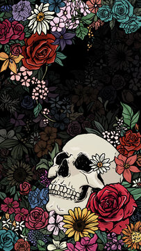Skull of Flower Garden