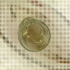 Fractal gravel. Abstract colorful picture