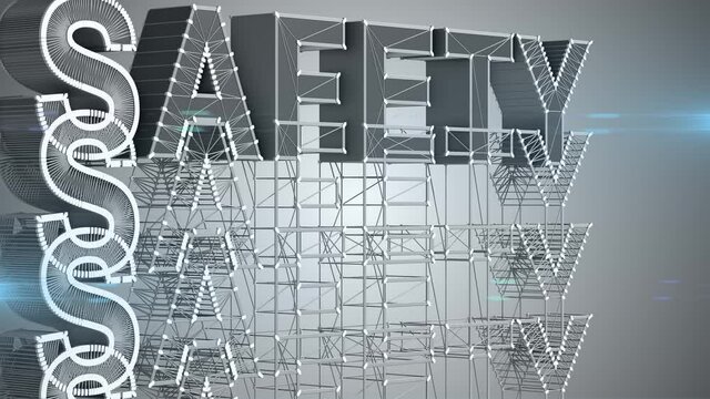 Work safety title health and safety (WHS) (HSE) (OSH) welfare in the workplace