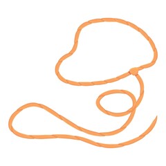 Learning lasso icon. Cartoon of Learning lasso vector icon for web design isolated on white background