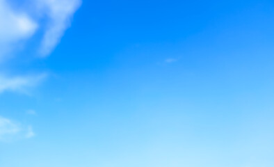 blue sky with beautiful natural white clouds