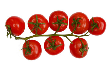 vegetables tomato cherry isolated on white background