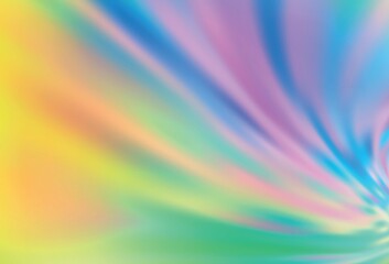 Light Multicolor vector glossy abstract backdrop.