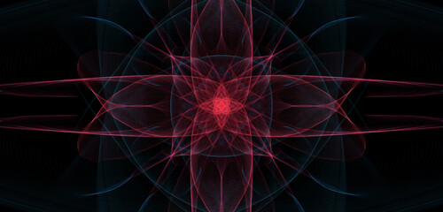 Cool science fiction abstract line background pattern
