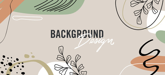 Modern abstract elements set, minimal design, vector illustration.