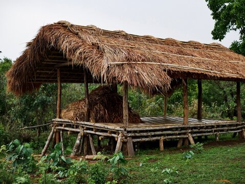 Garo traditional hut