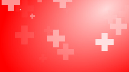 Medical health red cross pattern healthcare background.