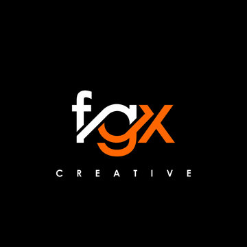 FGX Letter Initial Logo Design Template Vector Illustration