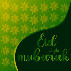 Eid-ul-fitr background with lemon flowers