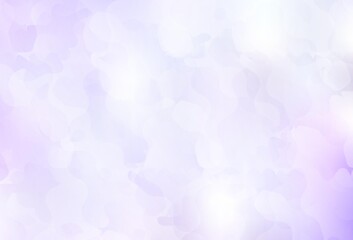 Light Purple vector pattern with random forms.