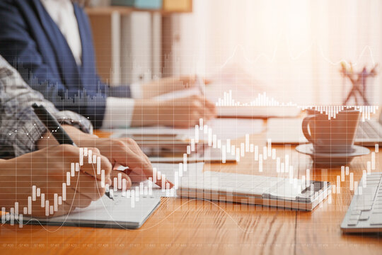 Young business people working in office. Concept of business planning