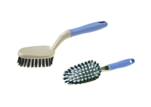 Floor Scrubber Brush Isolated On White Background