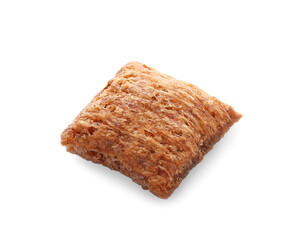 Tasty corn pillow on white background