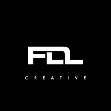 FDL Letter Initial Logo Design Template Vector Illustration