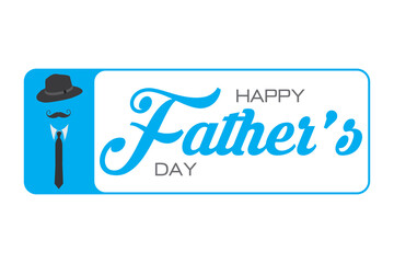 Happy Father's Day, illustration design.