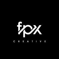 FPX Letter Initial Logo Design Template Vector Illustration